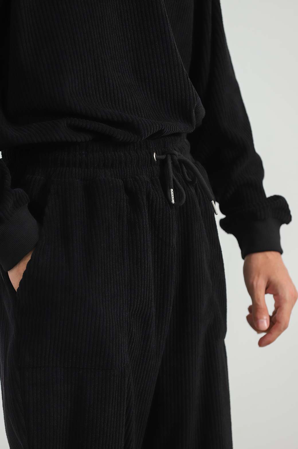 RIBBED KNIT TROUSER