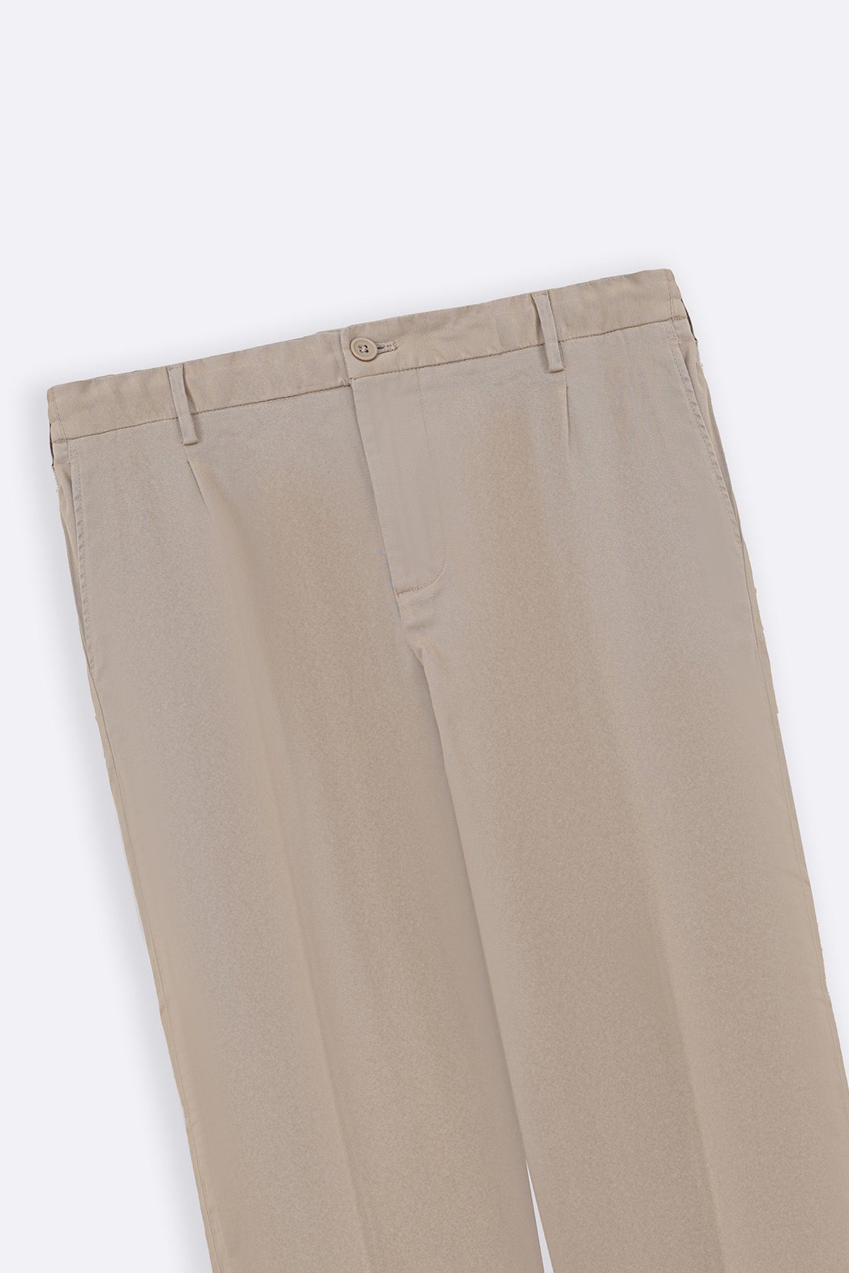 PLEATED COTTON TROUSERS