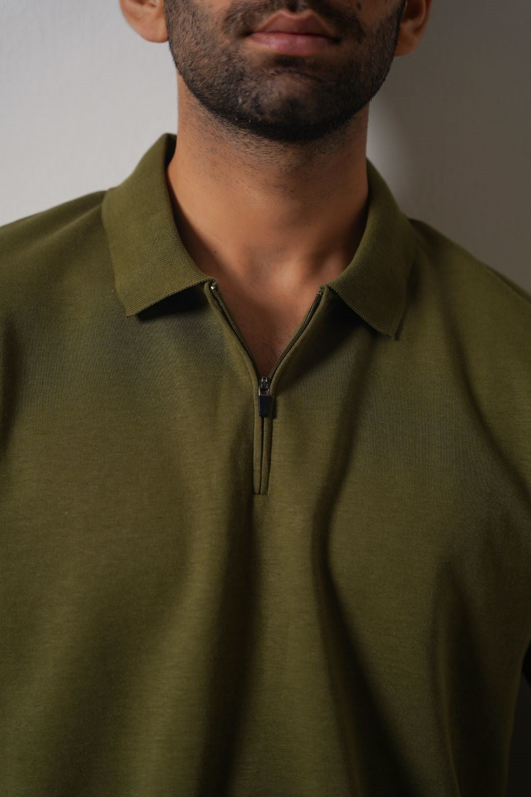 QUARTER ZIP POLO