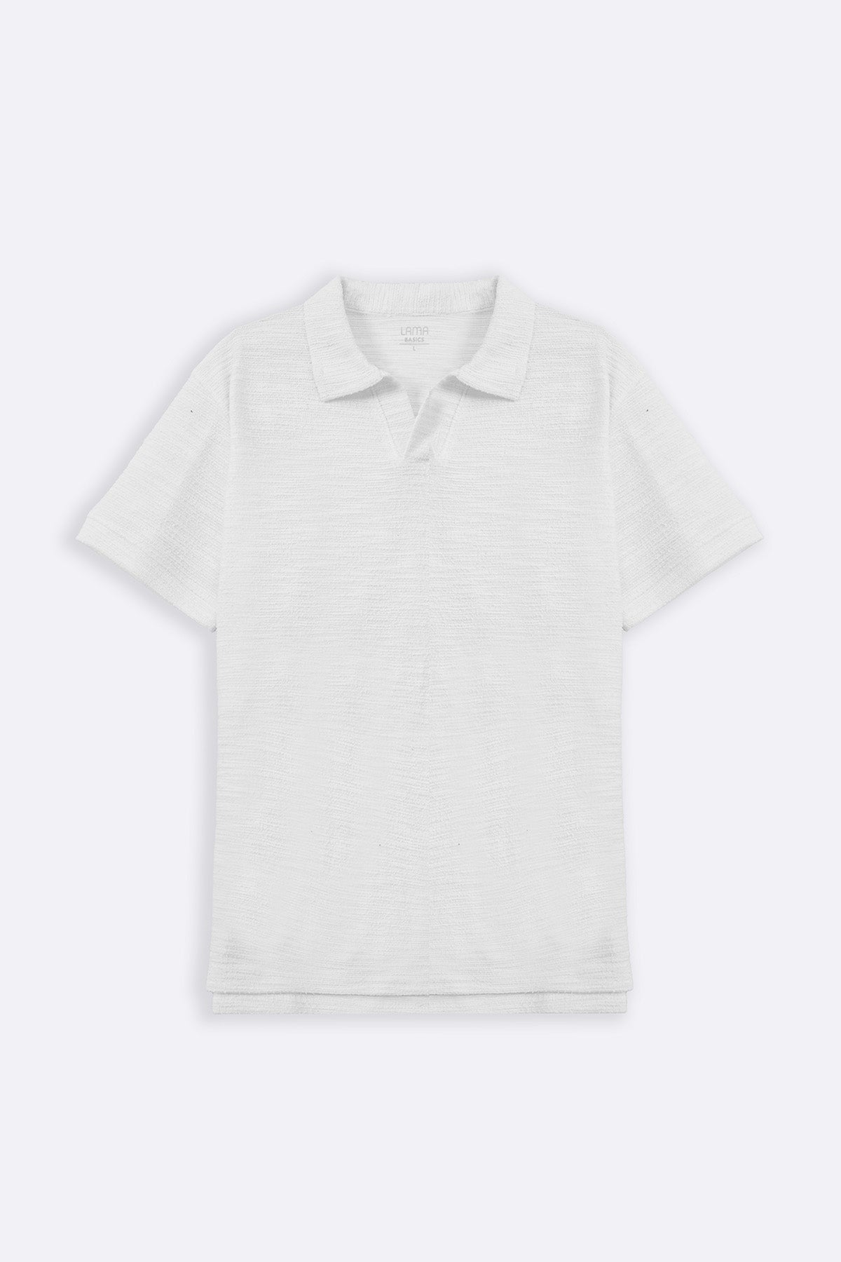BOUCLE-KNIT POLO