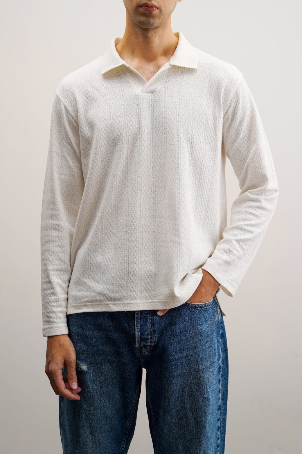 SOFT JACQUARD POLO