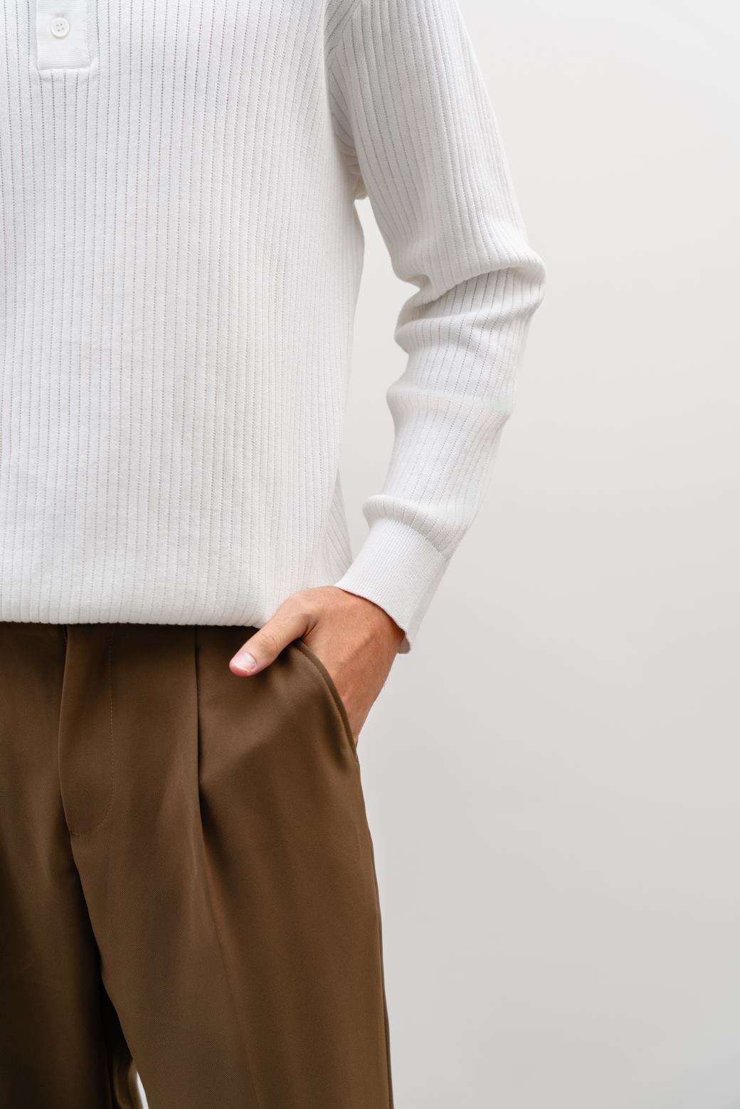 RIBBED HENLEY